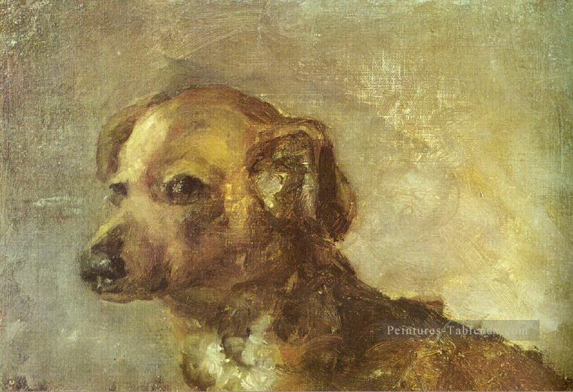 Clipper le chien Picasso 1895 cubiste Pablo Picasso Peintures à l'huile